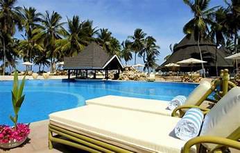 Located along the pristine shores of Kenya's famous Diani Beach, Diani Beach Hotel offers a relaxing coastal escape with white sandy beaches and crystal-clear waters.